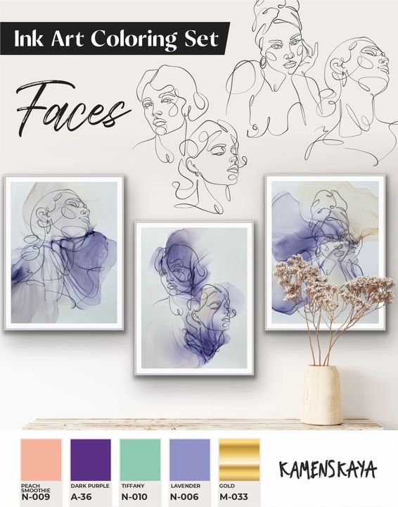 Set tinte Kamenskaya 'Faces'
