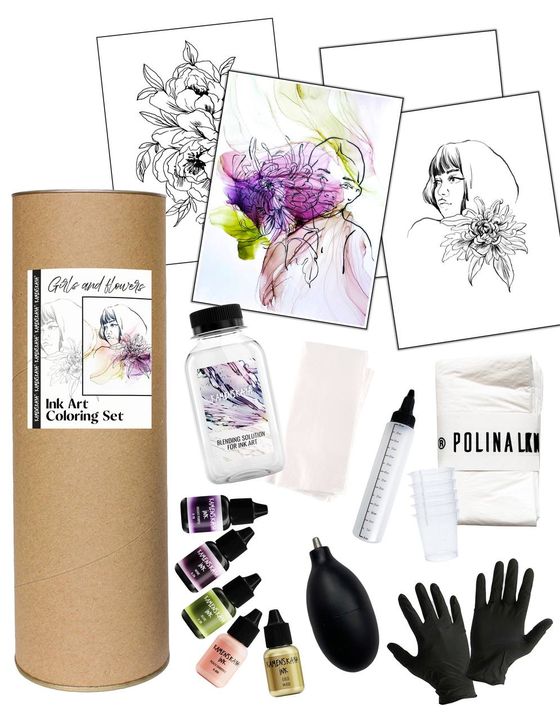 Set tinte KAMENSKAYA 'GIRLS AND FLOWERS'