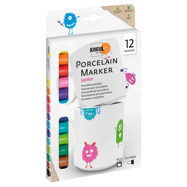 Set markera za porculan 12 kom