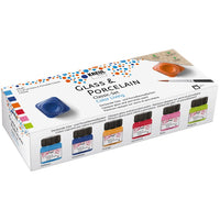 Set boja za staklo i porculan KREUL 6 x 20 ml + kist