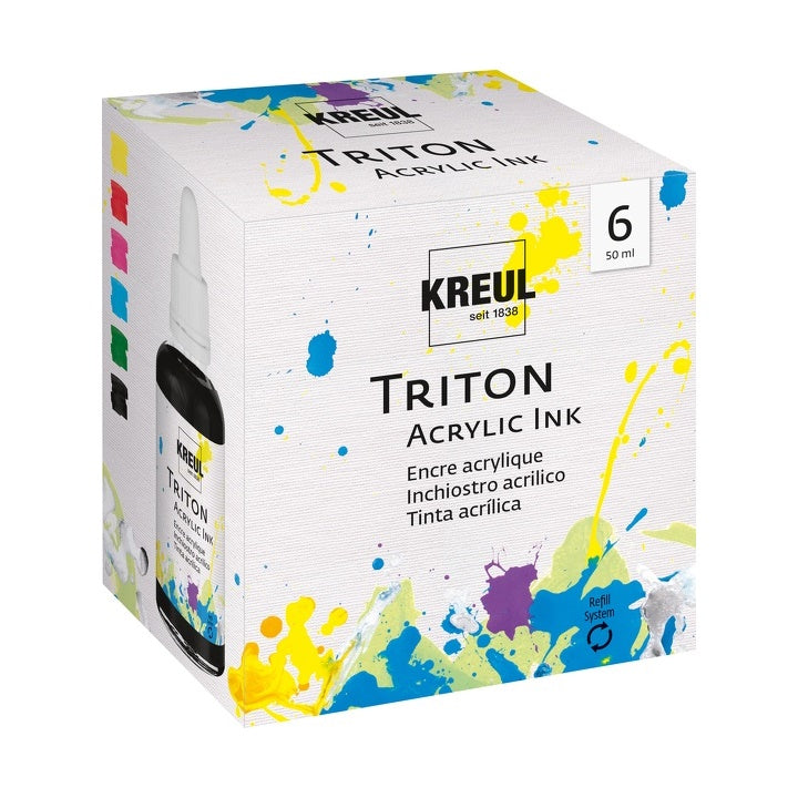 Akrilna tinta KREUL 50 ml - set 6 kom