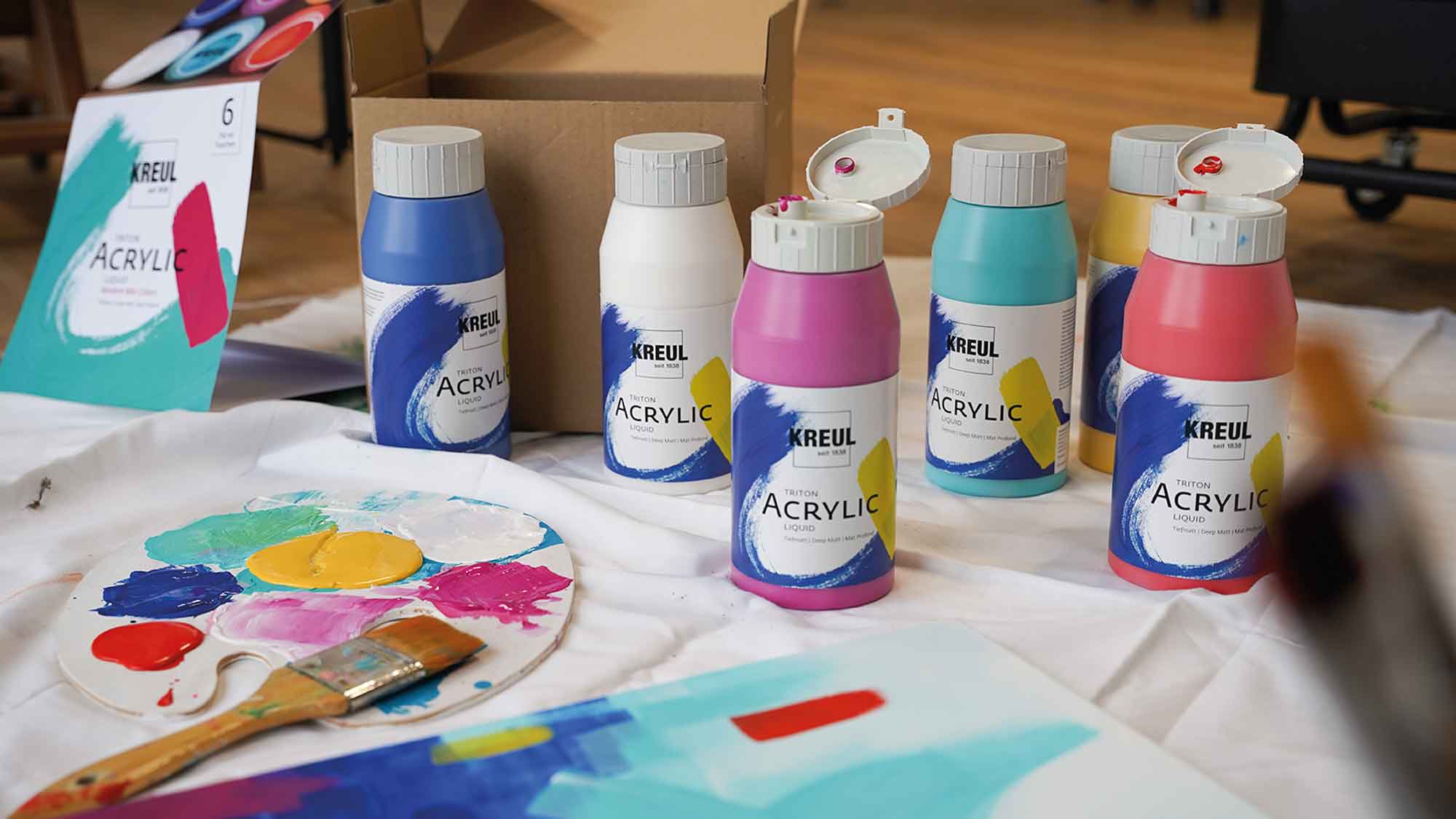 KREUL Triton set akrilnih boja