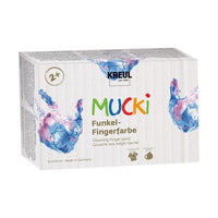 Sjajne dječje boje za prste MUCKI