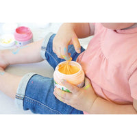 Pastelne boje za nanošenje prstima MUCKI - set 6 x 150 ml