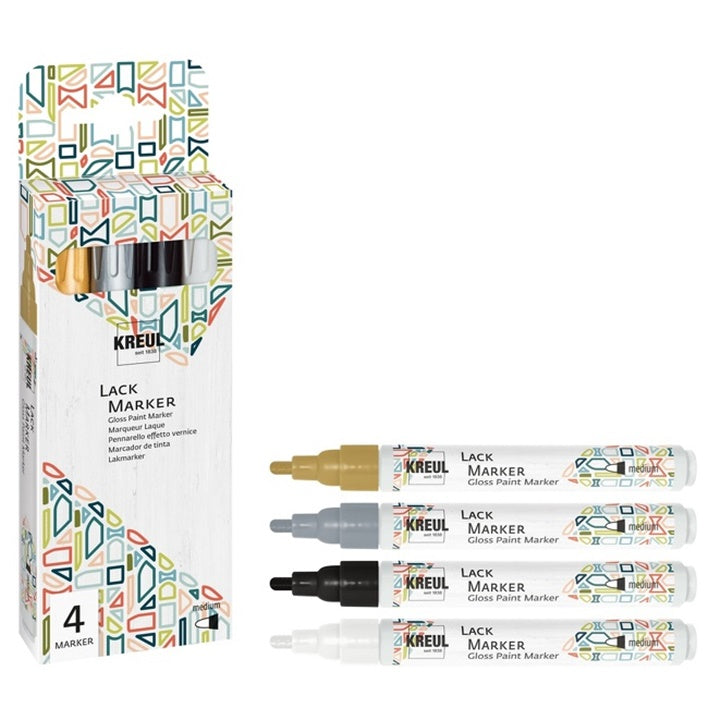 Set Kreul sjajnih lak markera 4 kom