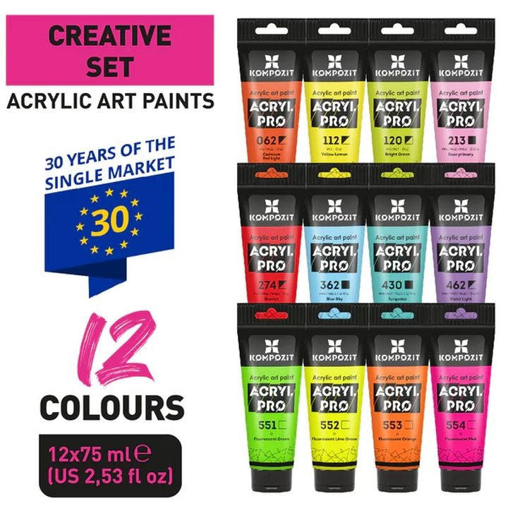 ACRYL PRO CREATIVE set akrilnih boja