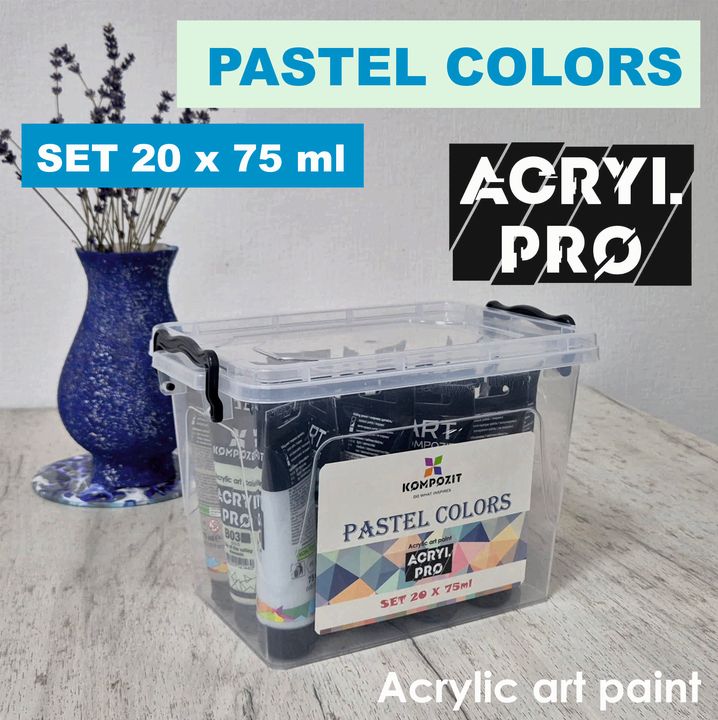 ACRYL PRO kompozitni set pastelnih akrilnih boja