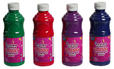 Akrilna boja GLOSSY 500ml | različite boje