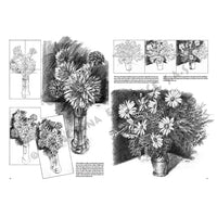 Leonardo Collection 21 Flowers Knjiga za crtanje