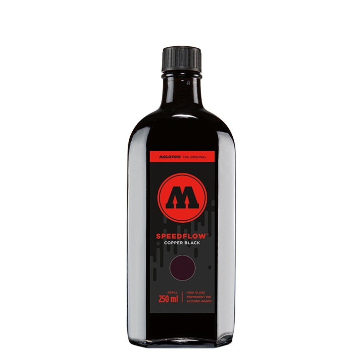 Rezervno punjenje SPEEDFLOW COCKTAIL MOLOTOW - shiny black 250 ml