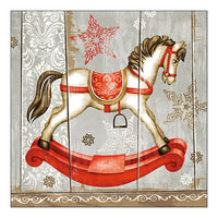 Eko salveta za dekupaž Rocking Horse - 1 kom