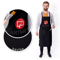 Pamučna pregača ARTMIE - crna