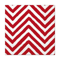 Salvete za dekupaž - Big Chevron Red - 1 komad