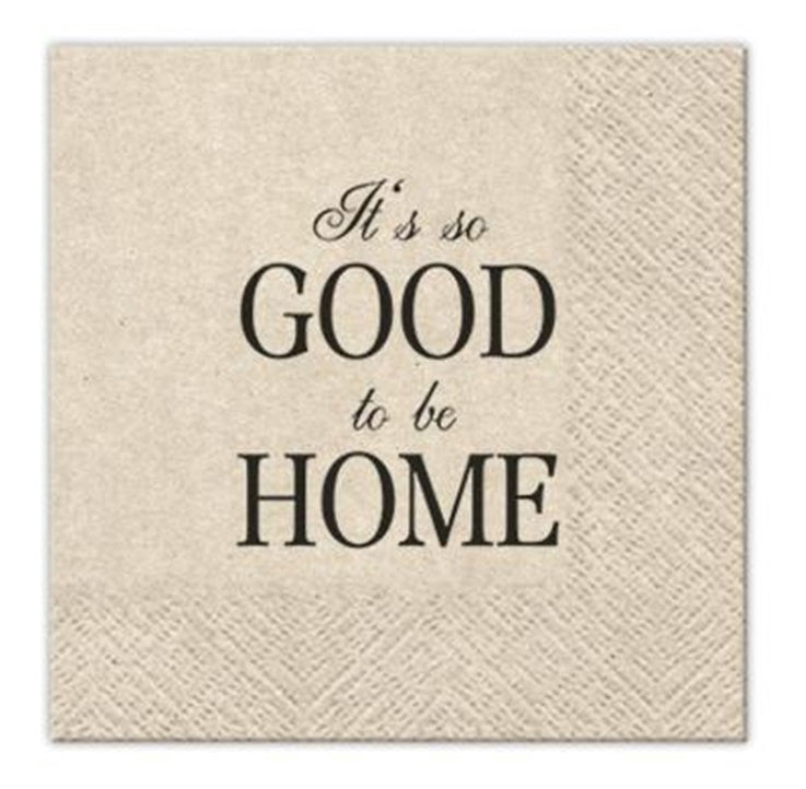 Salveta za dekupaž Good to be Home - 1 komad