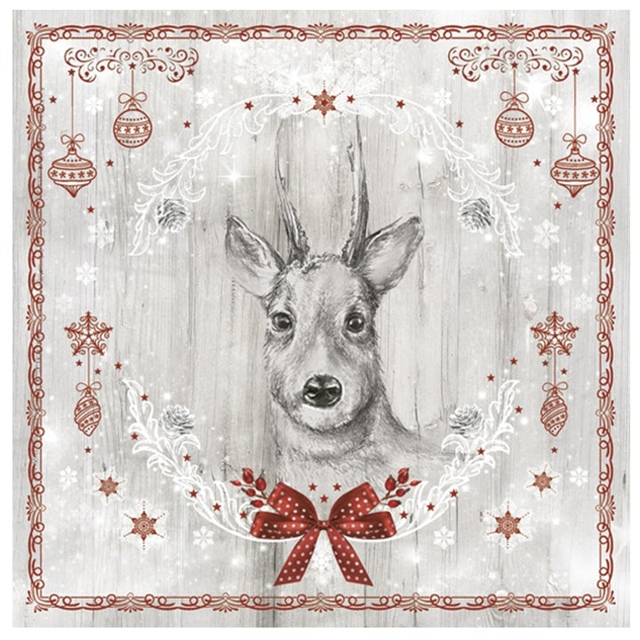 Salvete za dekupaž Painted Deer - 1 komad
