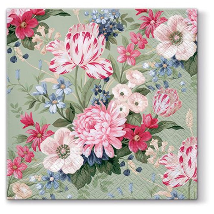 Salveta za dekupaž Calm flowers - 1 kom