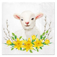 Salveta za dekupaž Lamb with Wreath - 1 kom