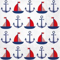 Salvete za dekupaž Ships & Anchors - 1 kom