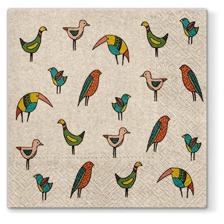 Eko salveta za dekupaž Bird Friends - 1 kom