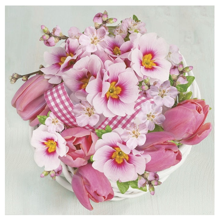 Salvete za dekupaž Pink Bunch - 1 komad