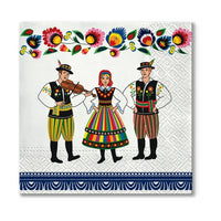 Eko salveta za dekupaž Folk Celebration - 1 kom