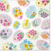 Salveta za dekupaž Flowered Eggs - 1kom