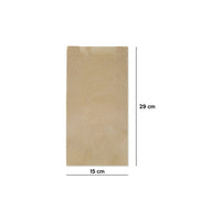 Papirnata vrećica smeđa 150x290 mm 10 kom