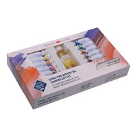 Poklon set uljanih boja za majstore / set od 15 dijelova