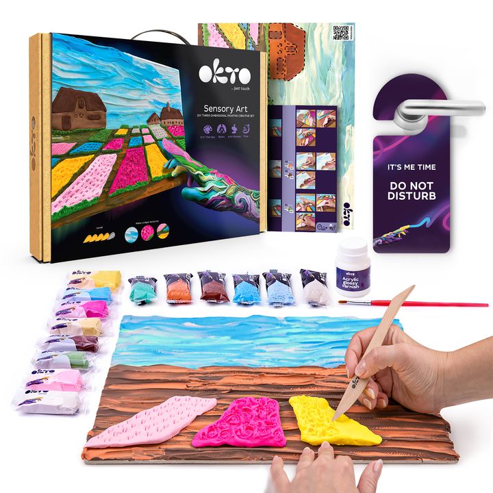 OKTO Kreativni 3D set Cvjetne gredice u Nizozemskoj 30 x 40 cm