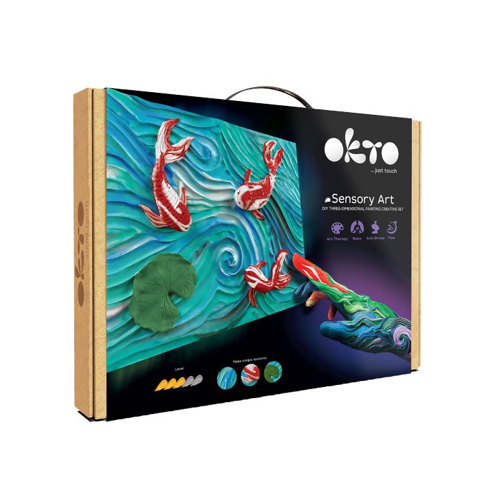 OKTO Kreativni 3D set Ribe 30 x 40 cm