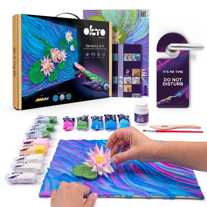 OKTO Kreativni 3D set Lopoči 30 x 40 cm