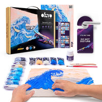 OKTO Kreativni 3D set Valovi u Kanawagi 30 x 40 cm