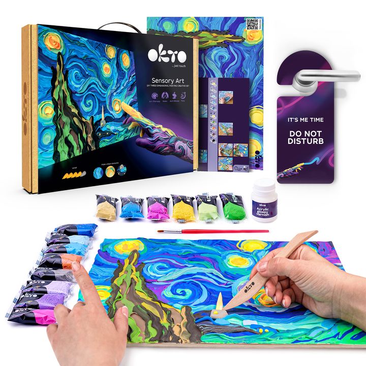 OKTO Kreativni 3D set Zvjezdano nebo 30 x 40 cm