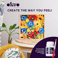 OKTO set za modeliranje u drvenom okviru 21 x 21 cm SLOBODA