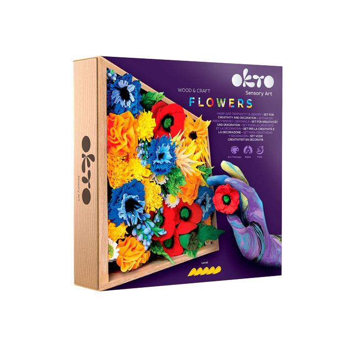 OKTO set za modeliranje u drvenom okviru 21 x 21 cm SLOBODA