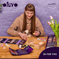 OKTO set za modeliranje u drvenom okviru 21 x 21 cm ROMANTICA