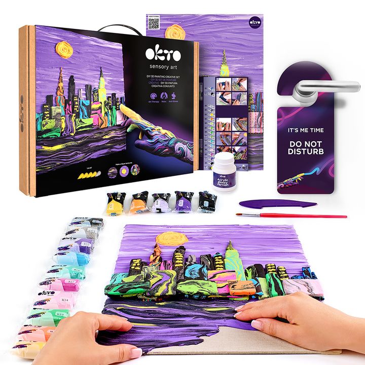 OKTO Kreativni 3D set "Skyline New York" 30 x 40 cm