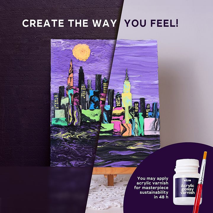 OKTO Kreativni 3D set "Skyline New York" 30 x 40 cm