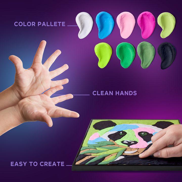 OKTO samostvrdnjavajuća slika 30 x 30 cm Panda