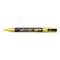 Posca marker PC-3ML, 0,9 1,3 mm, sa šljokicama – žuta (L2
