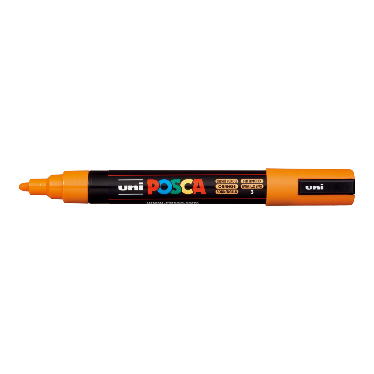 Posca marker PC-5M, 1,8 - 2,5 mm, jarko žuta (3)