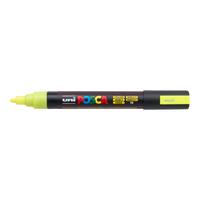 Posca PC-5M akrilni marker, 1,8 – 2,5 mm, fluo žuta