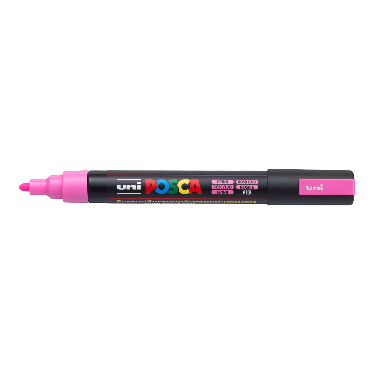 Posca marker PC-5M, 1,8 - 2,5 mm, fluo ružičasta (F13)