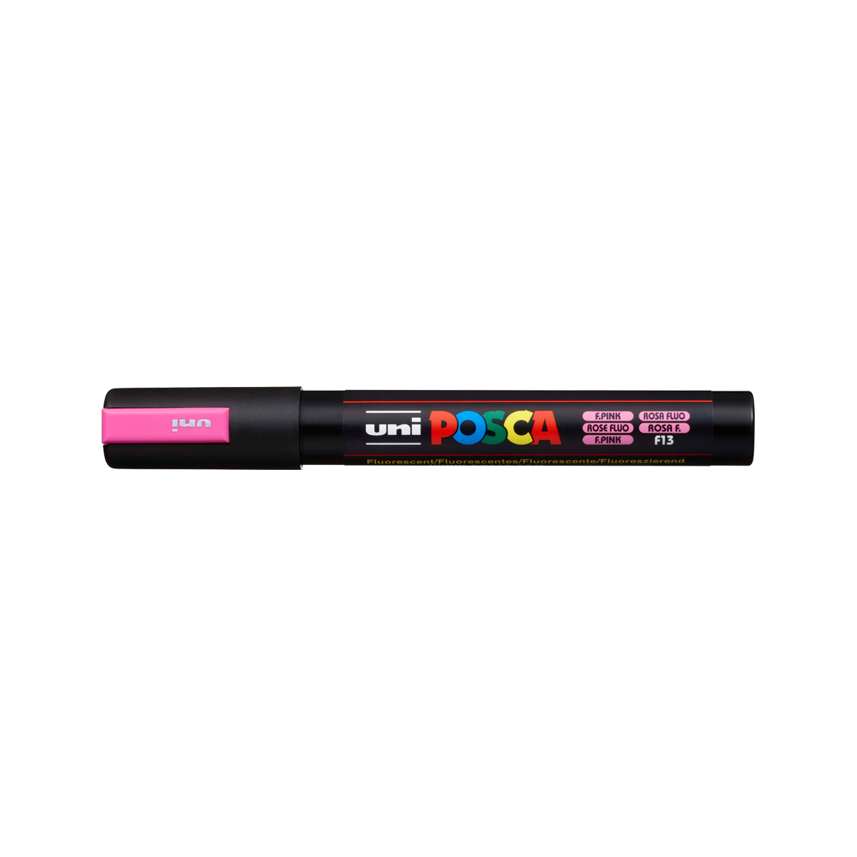 Posca marker PC-5M, 1,8 - 2,5 mm, fluo ružičasta (F13)