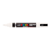 Posca akrilni marker PC-5BR, 1 - 4 mm, bijela