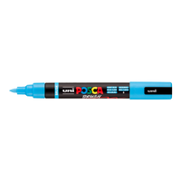 Posca marker PC-5BR, 1 - 4 mm, svijetloplava (8)