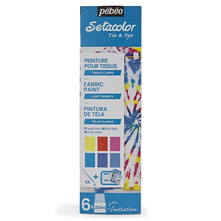 Boje za svijetle tekstile Pebeo Setacolor 6 x 20 ml