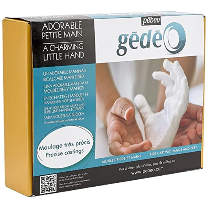 Set za izlijevanje otisaka šaka i stopala Gédéo Charming little hand Pébéo