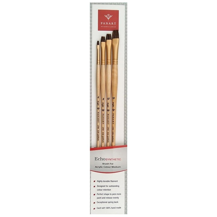 PanArt Bright ES-02 Set ravnih kistova