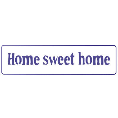 Šablona Pentart - Home sweet home